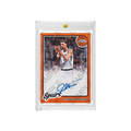 Spurs Victor Wembanyama Vintage Style Auto Card with Display Case